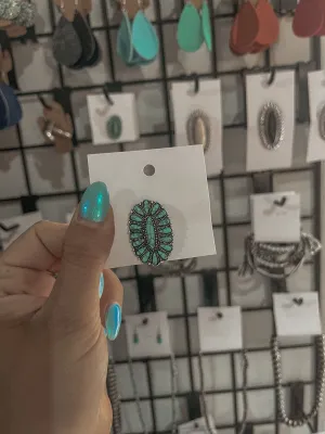 Adjustable Vintage Turquoise Ring