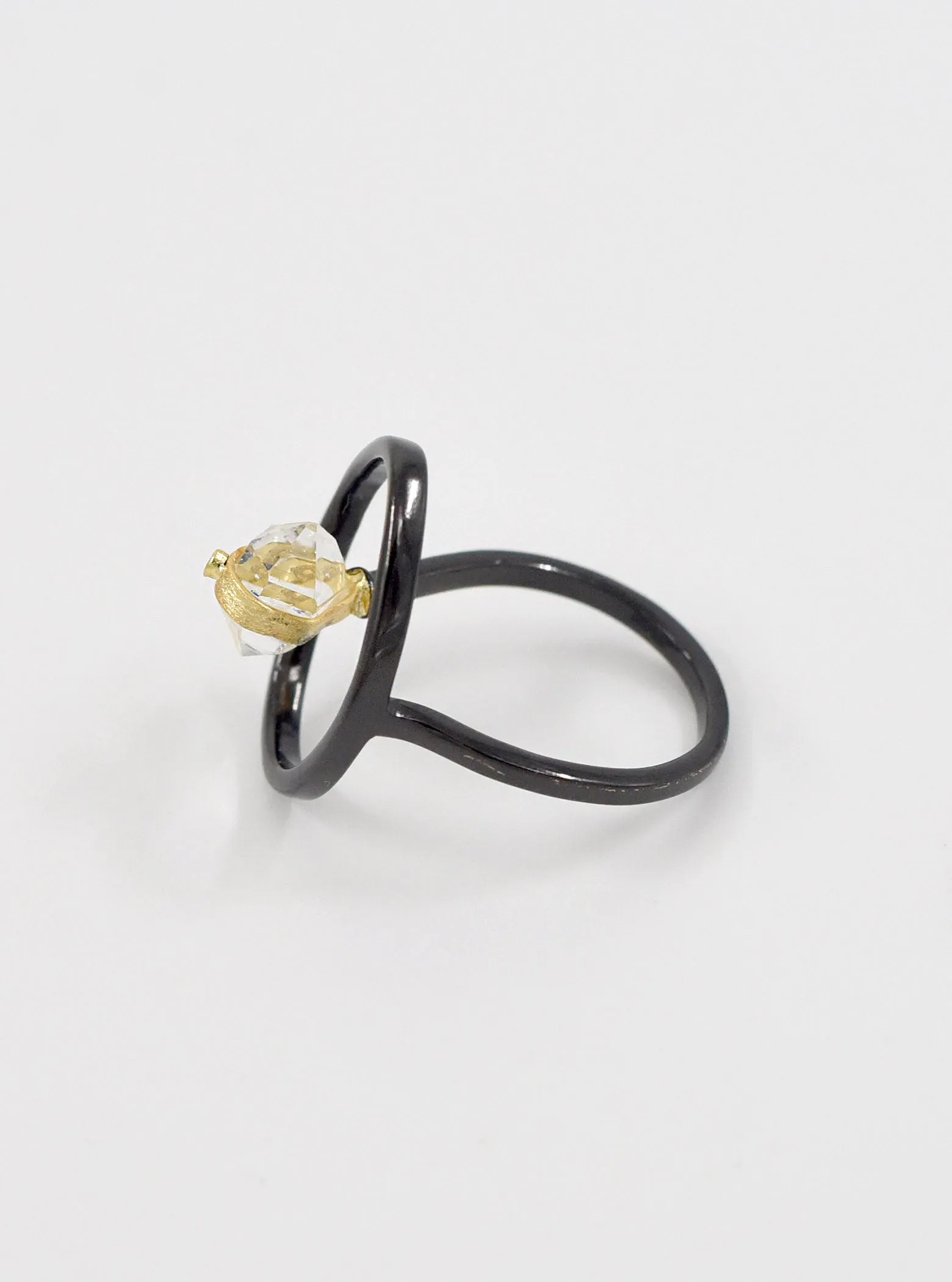 FlexiGlam Herkimer Diamond Ring