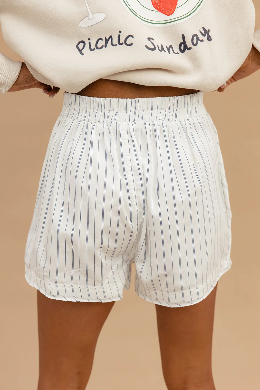 Free People Day to Day Striped Boxers