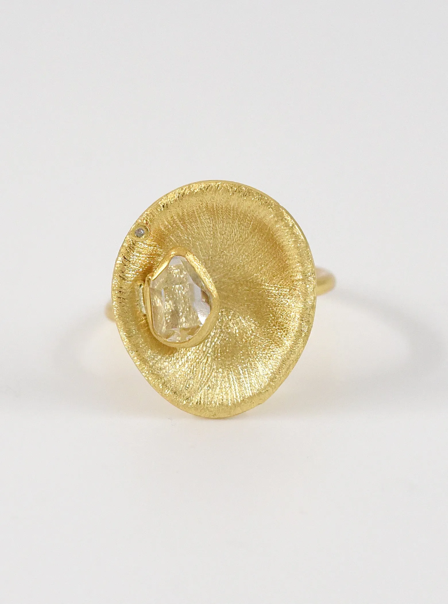Herkimer Diamond Glamour Ring