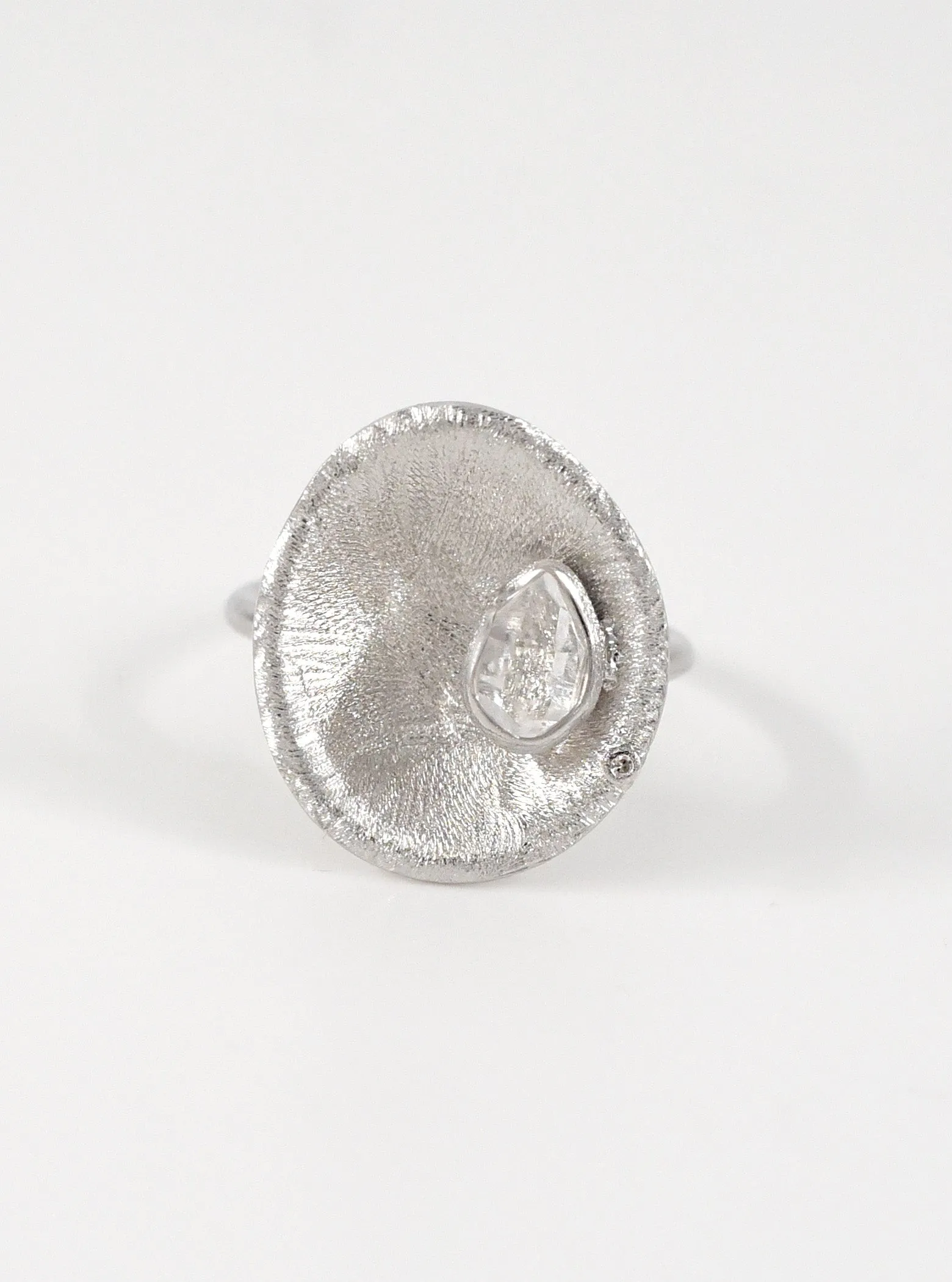 Herkimer Diamond Glamour Ring