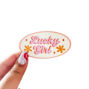 Lucky Girl Sticker