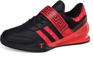 Men's Powerlifting Squat Shoes - Unisex Anti-Skid Breathable Gym Sneakers for Weightlifters, Gym Enthusiasts