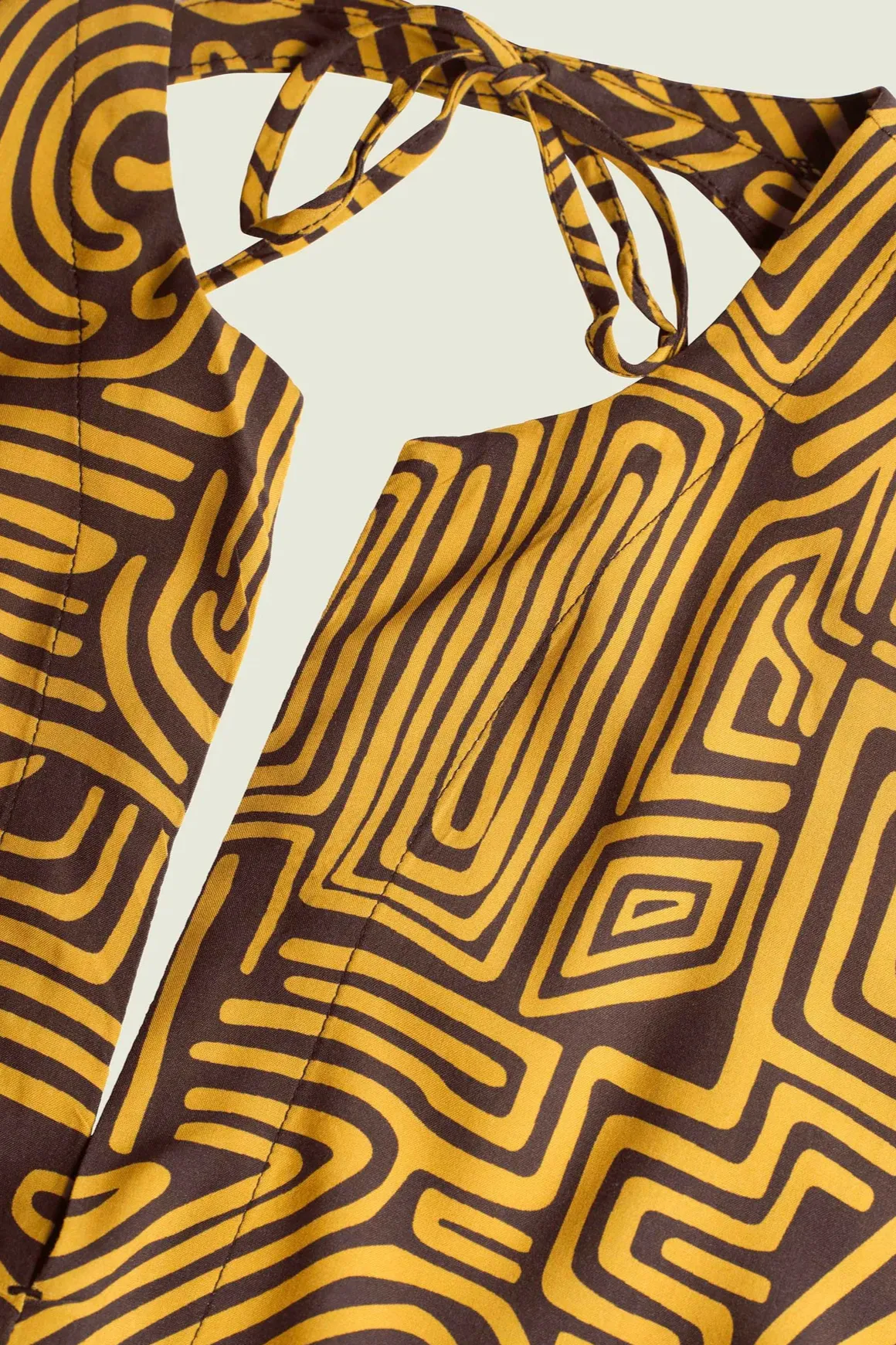 Tawny Golconda Tangelo Viscose Dress