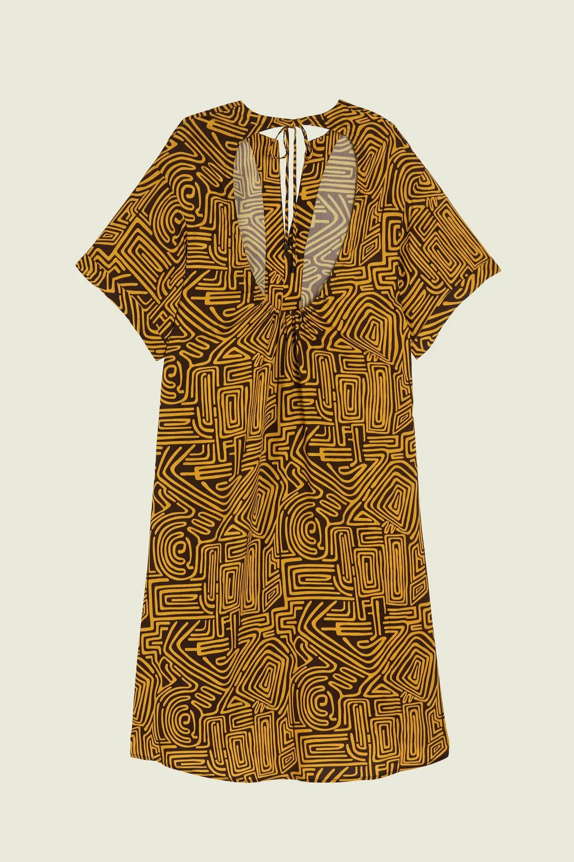 Tawny Golconda Tangelo Viscose Dress