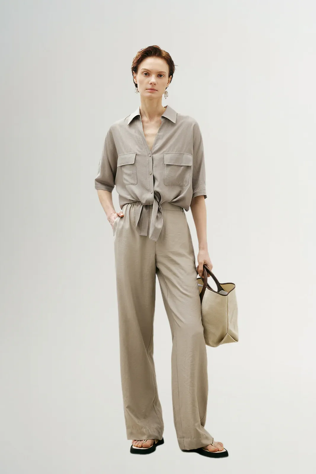 The Simplified Summer Shirt  Light Khaki