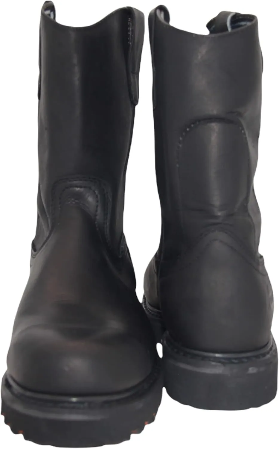 The Western Shops Men's 9" Pull-On Genuine Leather Work Boot