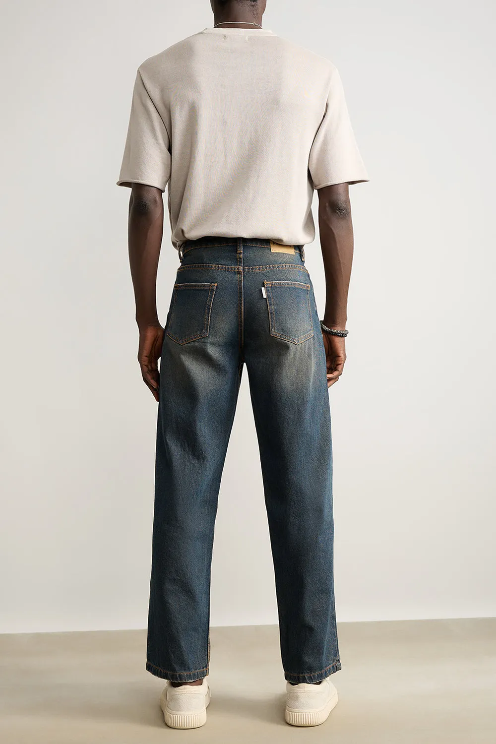Wide Fit Shaded Men's Jeans